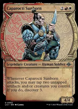 Foil Caparocti Sunborn (Showcase)U The Lost Caverns of Ixalan 302 NM - Image 1