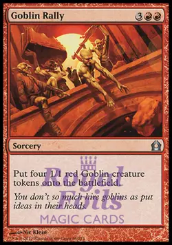 Goblin Rally 2x FOIL RTR MTG Return to Ravnica Uncommon MINT red - Image 1