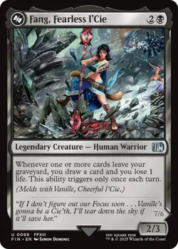 Fang Fearless l'Cie 0099 MTG FINAL FANTASY Uncommon NP - Image 1
