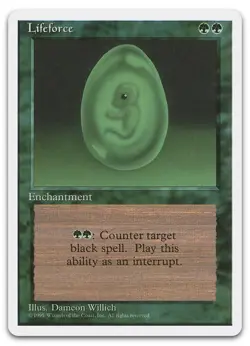 Lifeforce (NM) Fourth Edition 4ED Magic MTG - Image 1