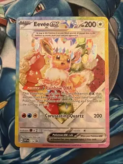 Eevee ex 174 SV: Scarlet & Violet Promo Cards Holo Promo Pokemon TCG NM+ - Image 1