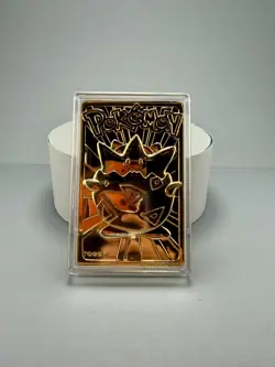 Pokemon 23K Gold Plated Togepi Trading Card 1999 Burger King NM - Image 1