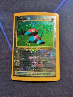 Porygon Pokemon Vending Machine Sticker Star Holo Vintage - Image 1