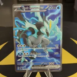 Pokemon TCG Black Kyurem ex 218/191 Sv08 Surging Sparks Ultra Rare Holo FA - Image 1