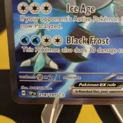 Pokemon TCG Black Kyurem ex 218/191 Sv08 Surging Sparks Ultra Rare Holo FA - Image 5