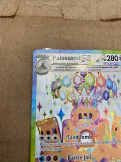 Pokemon Palossand ex - Ultra Rare Holo SV08: Surging Sparks 221/191 NM - Image 2