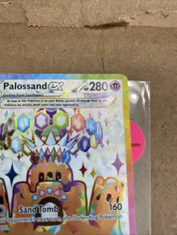 Pokemon Palossand ex - Ultra Rare Holo SV08: Surging Sparks 221/191 NM - Image 3