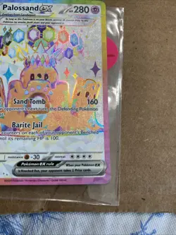 Pokemon Palossand ex - Ultra Rare Holo SV08: Surging Sparks 221/191 NM - Image 4