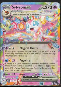 Sylveon ex Double Rare SV08: Surging Sparks #086/191 [Near Mint] Pokemon TCG - Image 1