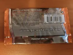 Pokemon Booster Pack Legends Awakened Sealed 2008 English Booster Pack - Image 2