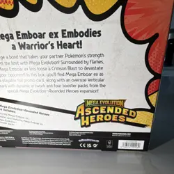 Pokemon TCG Mega Evolution–Ascended Heroes Emboar EX Sealed Box - Image 4