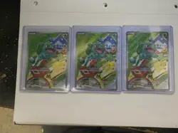 Pokemon Bulbasaur 037 First Partner Illustration Rare Gen 1 Promo x3 - Image 1