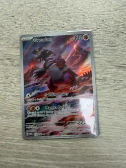 Pokemon TCG- Groudon - IR - 199/182 - Paradox Rift - Mint - Image 1