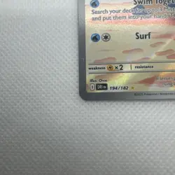 Pokemon TCG Misty's Lapras Destined Rivals 194/182 Illustration Rare - Image 4