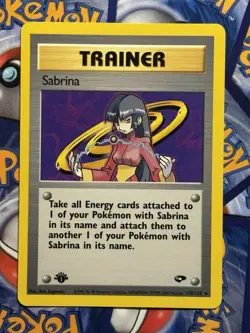 Pokemon Sabrina #110 Gym Challenge 1st Edition Non Holo Rare - “Play with Me” - Image 1
