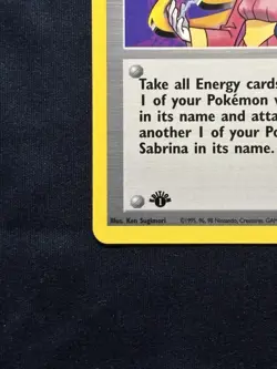Pokemon Sabrina #110 Gym Challenge 1st Edition Non Holo Rare - “Play with Me” - Image 5
