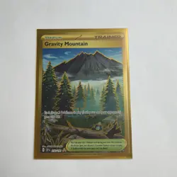 Gravity Mountain 250/191 Surging Sparks Holo Gold Hyper Rare Pokemon TCG - Image 2