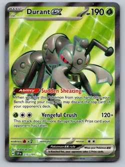 Durant ex 215/191 Ultra Rare Surging Sparks Pokemon Near Mint - Image 1