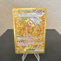 Pokemon TCG Alolan Exeggutor ex 248/191 SV08 Surging Sparks Hyper Rare Holo 300… - Image 1