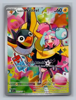 Iono's Wattrel 231/217 Illustration Rare Ascended Heroes Pokemon NM - Image 1