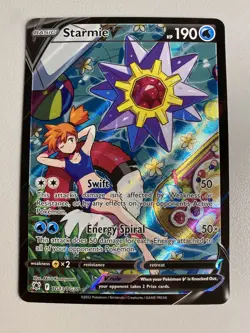 Starmie V TG13/TG30 Pokemon TCG Astral Radiance Trainer Gallery Full Art NM - Image 1