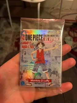 One Piece Luffy College Basketball US Voyage One Piece Monkey D Luffy - Image 1