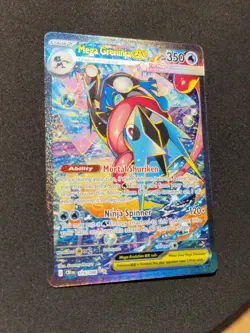 (UK IN-Hand) Mega Greninja ex 116/086 Chaos Rising SIR English Pokemon Card NM/M - Image 2