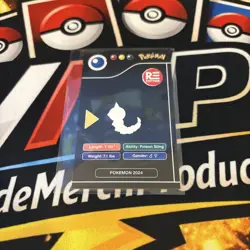 RARE FULL ART POKEMON POKEDEX BLACK CARD #013 WEEDLE LOW POP 🏆 🌟 - Image 2