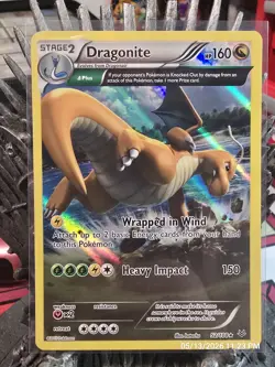 Pokemon XY Roaring Skies Dragonite Holo Rare Card 52/108 - Image 1