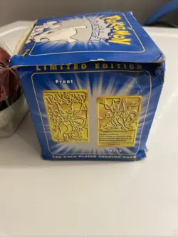 1999 Pokemon Burger King 23K Gold Plated Mewtwo Card Sealed Poke Ball SP5 - Image 4