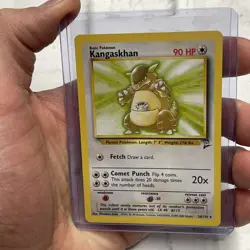 Pokemon KANGASKHAN Card 26/130 Rare Base Set 2 English Regular Unlimited NM/MT - Image 1