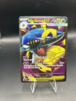 Mega Sharpedo EX 113/094 Me02: Phantasmal Flames Holo Near Mint Pokemon Card - Image 1