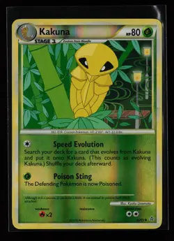 Kakuna 32/95 Uncommon Reverse Holo Unleashed Pokemon Card - Image 1