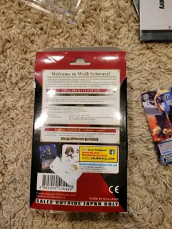 WeiB (Weiss) Schwarz English Trial Deck Fate Apocrypha Open Unplayed - Image 5
