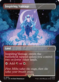 Inspiring Vantage (Secret Lair 1605) PROMO PLD Land Rare MAGIC MTG CARD ABUGames - Image 1