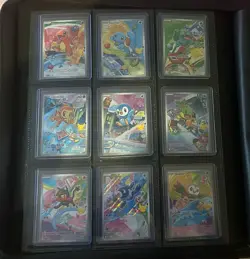 Pokemon First Partner Series 1 Complete Set | 9 Card Lot | Grading Potential! - Image 1
