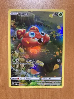 Paras GG32/GG70 Pokemon Card Crown Zenith Galarian Gallery Holo Fast Shipping NM - Image 1