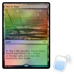 FOIL MARSH FLATS Modern Horizons 2 Magic MTG MINT CARD - Image 1