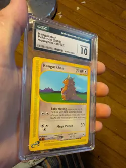 (POP 15) CGC 10 GEM MINT Kangaskhan 88/147 Aquapolis Pokemon 2003 Card - Image 1