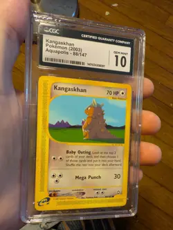 (POP 15) CGC 10 GEM MINT Kangaskhan 88/147 Aquapolis Pokemon 2003 Card - Image 2