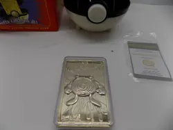 Burger King Pokemon Poliwhirl 23K Gold Plated Trading Card 1999 - Image 2