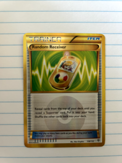 Random Receiver - 138/135 - Pokemon Plasma Storm Black White Secret Rare Card NM - Image 1
