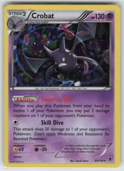 Crobat - 33/119 (Cosmos Holo) Miscellaneous Cards & Products Promo 033/119 NM - Image 1