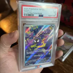 Gastly #177 Illustration Rare Holo Card Temporal Forces Mint 177/162 PSA 10 - Image 1