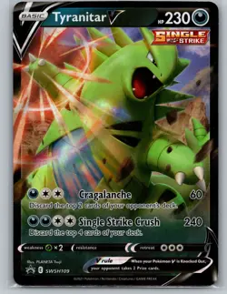 Tyranitar V Holo Promo SWSH: Sword & Shield Promo Cards SWSH109 NM - Image 1