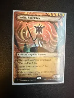 Hexing Squelcher (Showcase) Lorwyn Eclipsed MTG Foil Near Mint - Image 1