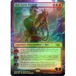 FOIL RAL, IZZET VICEROY Masterpiece Series: Mythic Edition Planeswalker MTG - Image 1