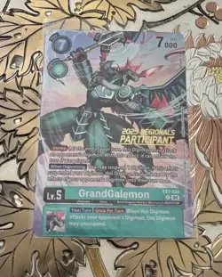 Digimon Card Game GrandGalemon EX7-034 Alternate Art 2025 Regionals Participant - Image 1