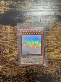 Rainbow Dragon Yu-Gi-Oh! Trading Card TAEV-EN006 Ghost 1st Edition - Image 1