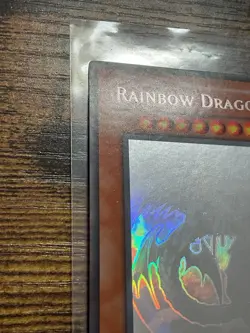 Rainbow Dragon Yu-Gi-Oh! Trading Card TAEV-EN006 Ghost 1st Edition - Image 3